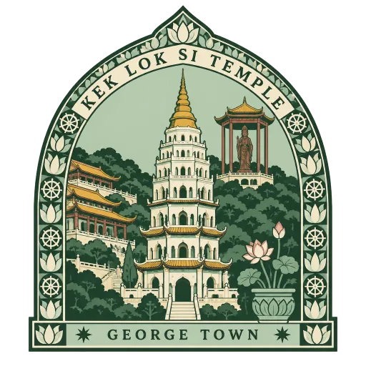 Kek Lok Si Temple travel stamp