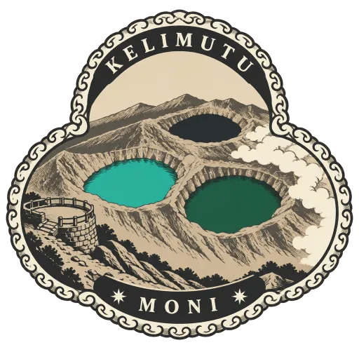Kelimutu travel stamp