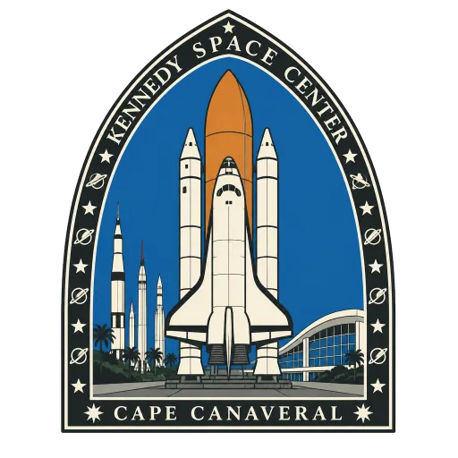 Kennedy Space Center Visitor Complex travel stamp