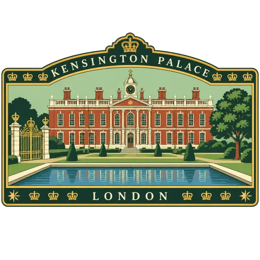 Kensington Palace travel stamp