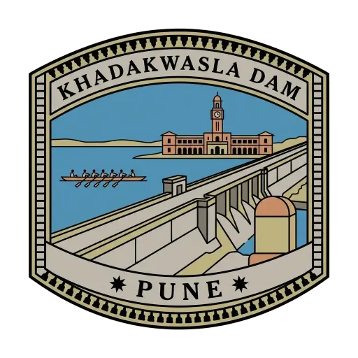 Khadakwasla Dam travel stamp