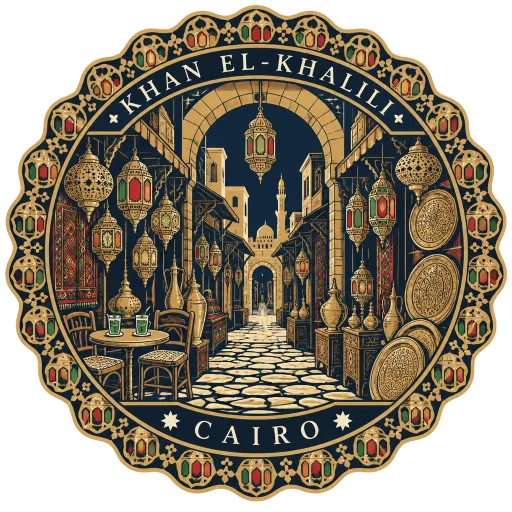 Khan el-Khalili travel stamp