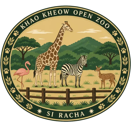 Khao Kheow Open Zoo travel stamp