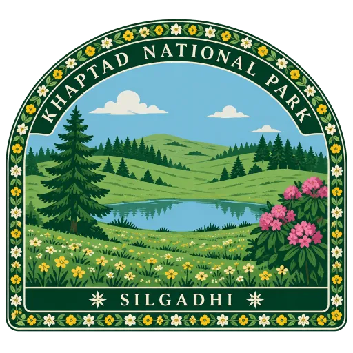 Khaptad National Park travel stamp