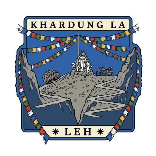 Khardung La travel stamp