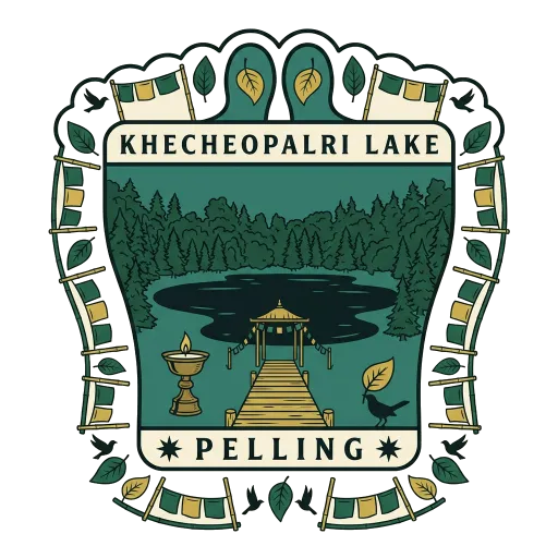 Khecheopalri Lake travel stamp