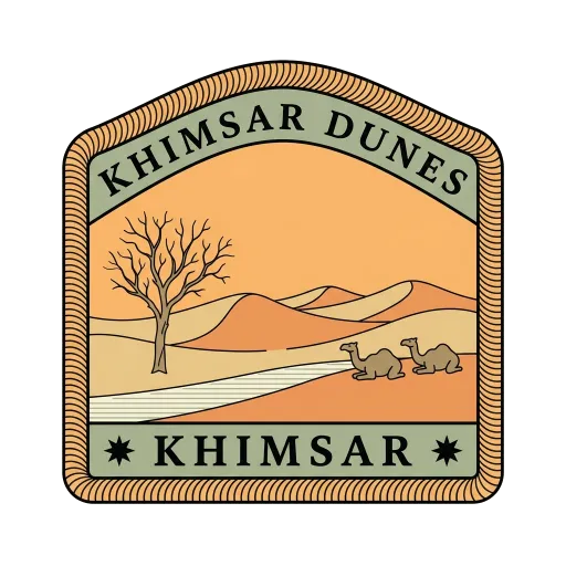 Khimsar Dunes travel stamp