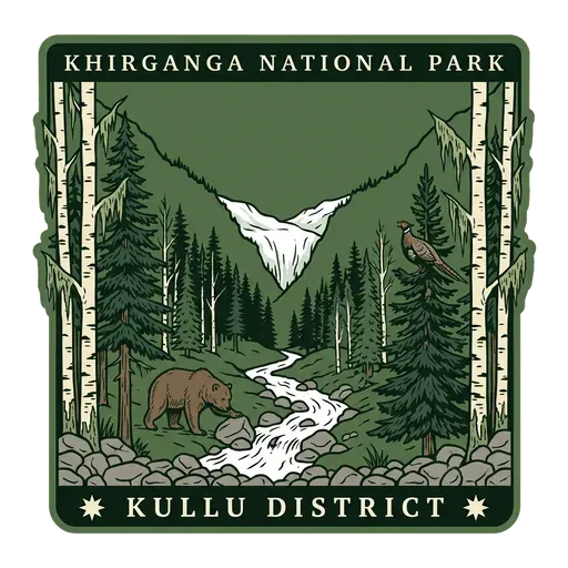 Khirganga National Park travel stamp