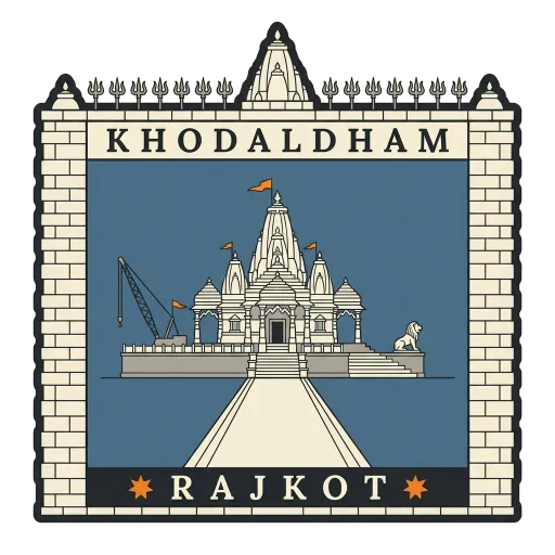 Khodaldham travel stamp