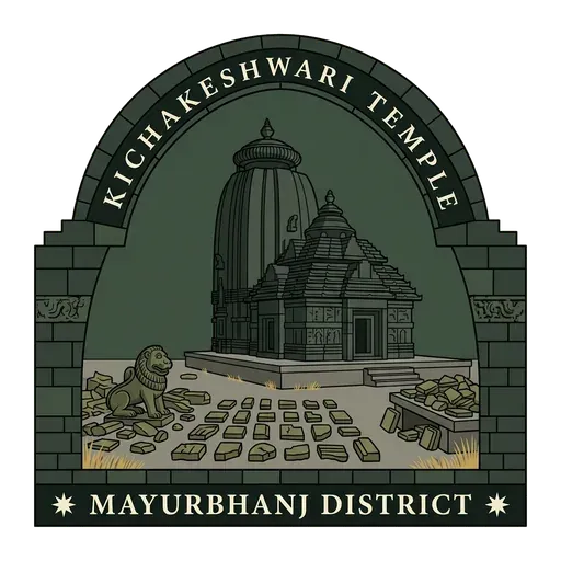 Kichakeshwari Temple travel stamp