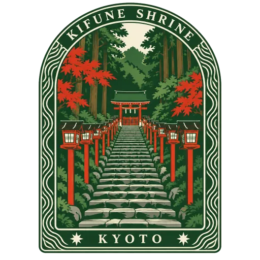 Kifune Shrine travel stamp