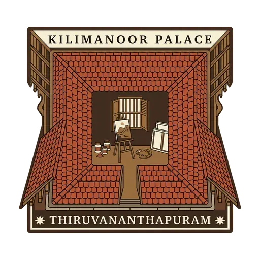 Kilimanoor Palace travel stamp