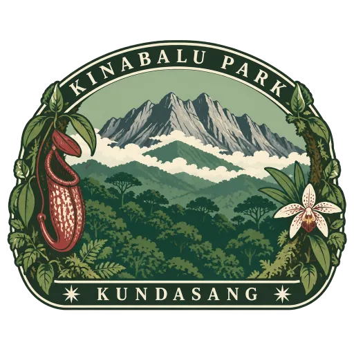 Kinabalu Park travel stamp