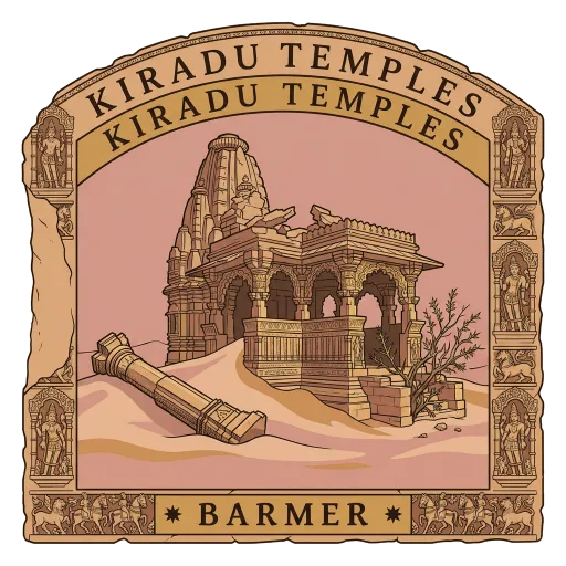 Kiradu Temples travel stamp