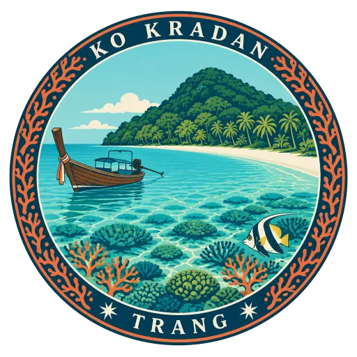 Ko Kradan travel stamp