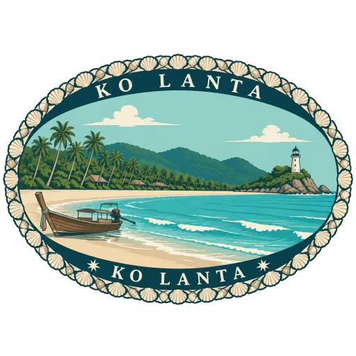 Ko Lanta travel stamp