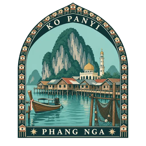 Ko Panyi travel stamp