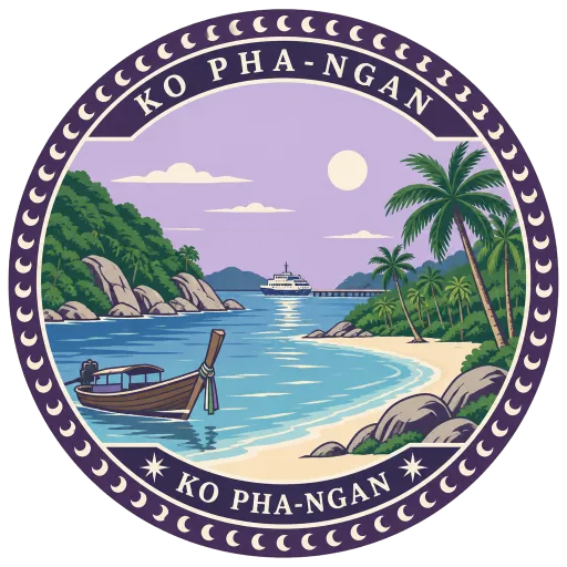 Ko Pha-ngan travel stamp
