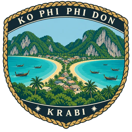 Ko Phi Phi Don travel stamp