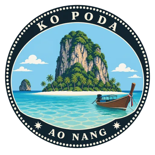 Ko Poda travel stamp