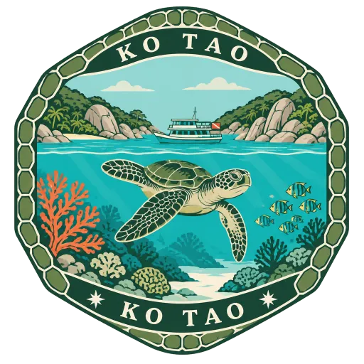 Ko Tao travel stamp