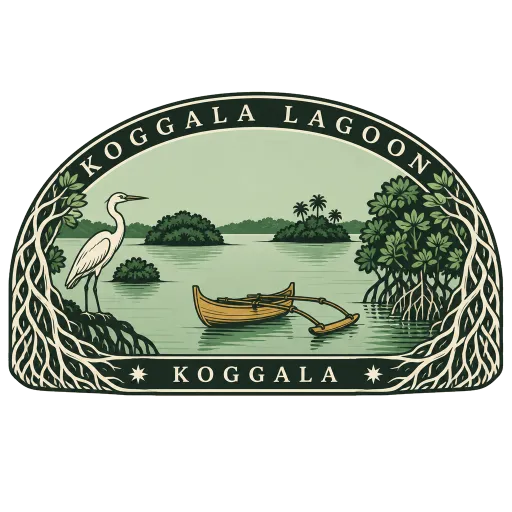 Koggala Lagoon travel stamp