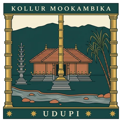 Kollur Mookambika travel stamp