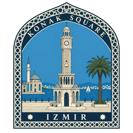 Konak Square travel stamp
