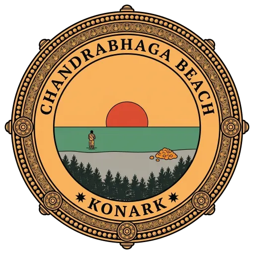 Chandrabhaga Beach travel stamp