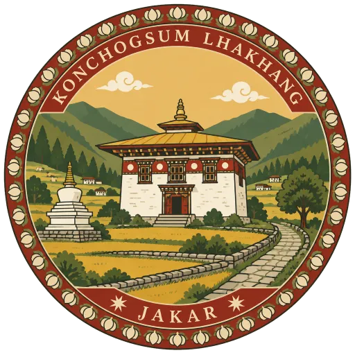 Könchogsum Lhakhang travel stamp