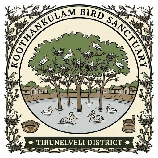 Koothankulam Bird Sanctuary travel stamp