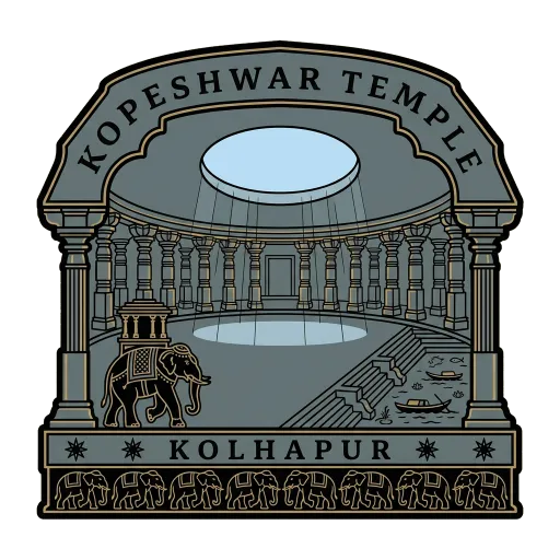 Kopeshwar temple travel stamp