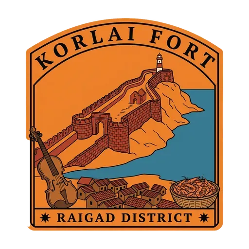 Korlai Fort travel stamp