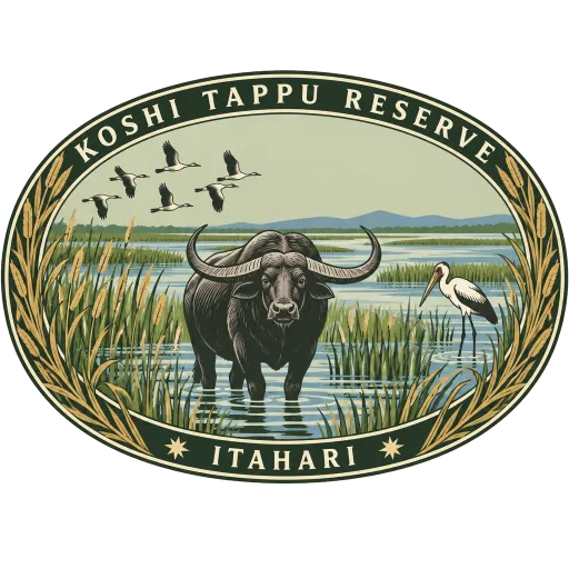 Koshi Tappu Wildlife Reserve travel stamp