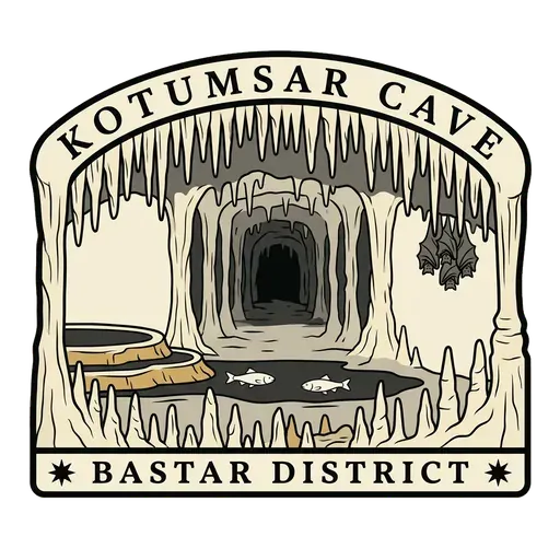Kotumsar Cave travel stamp