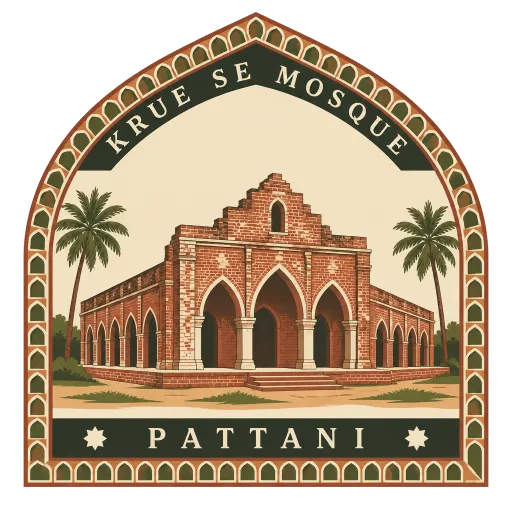 Krue Se Mosque travel stamp