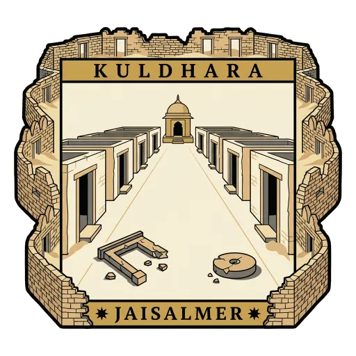 Kuldhara travel stamp