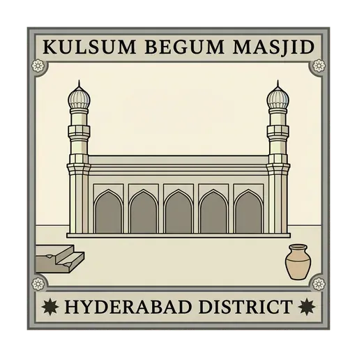 Kulsum Begum Masjid travel stamp