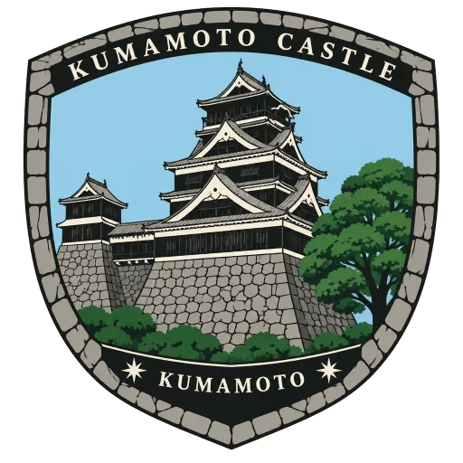 Kumamoto Castle travel stamp