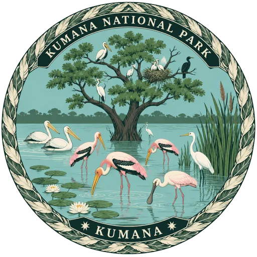 Kumana National Park travel stamp
