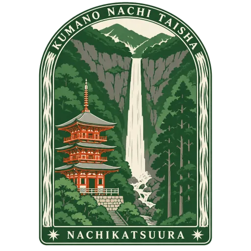 Kumano Nachi Taisha travel stamp
