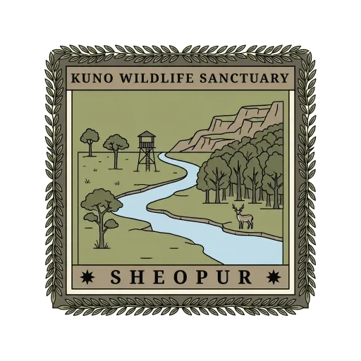 Kuno Wildlife Sanctuary travel stamp