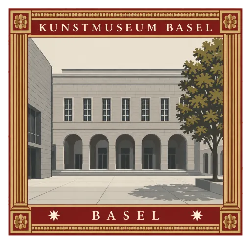Kunstmuseum Basel travel stamp