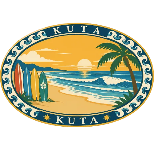 Kuta travel stamp