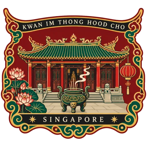 Kwan Im Thong Hood Cho Temple travel stamp