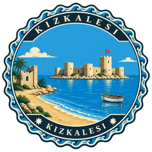 Kızkalesi travel stamp
