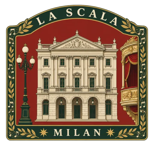 La Scala travel stamp