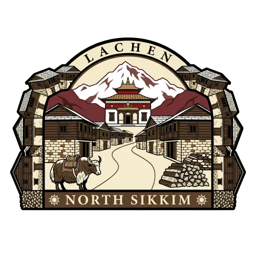 Lachen travel stamp