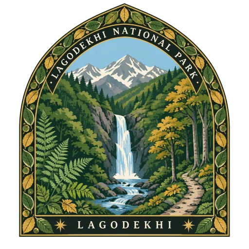 Lagodekhi National Park travel stamp