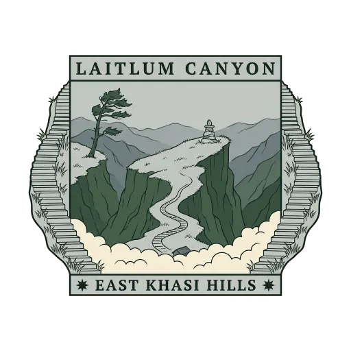 Laitlum Canyon travel stamp